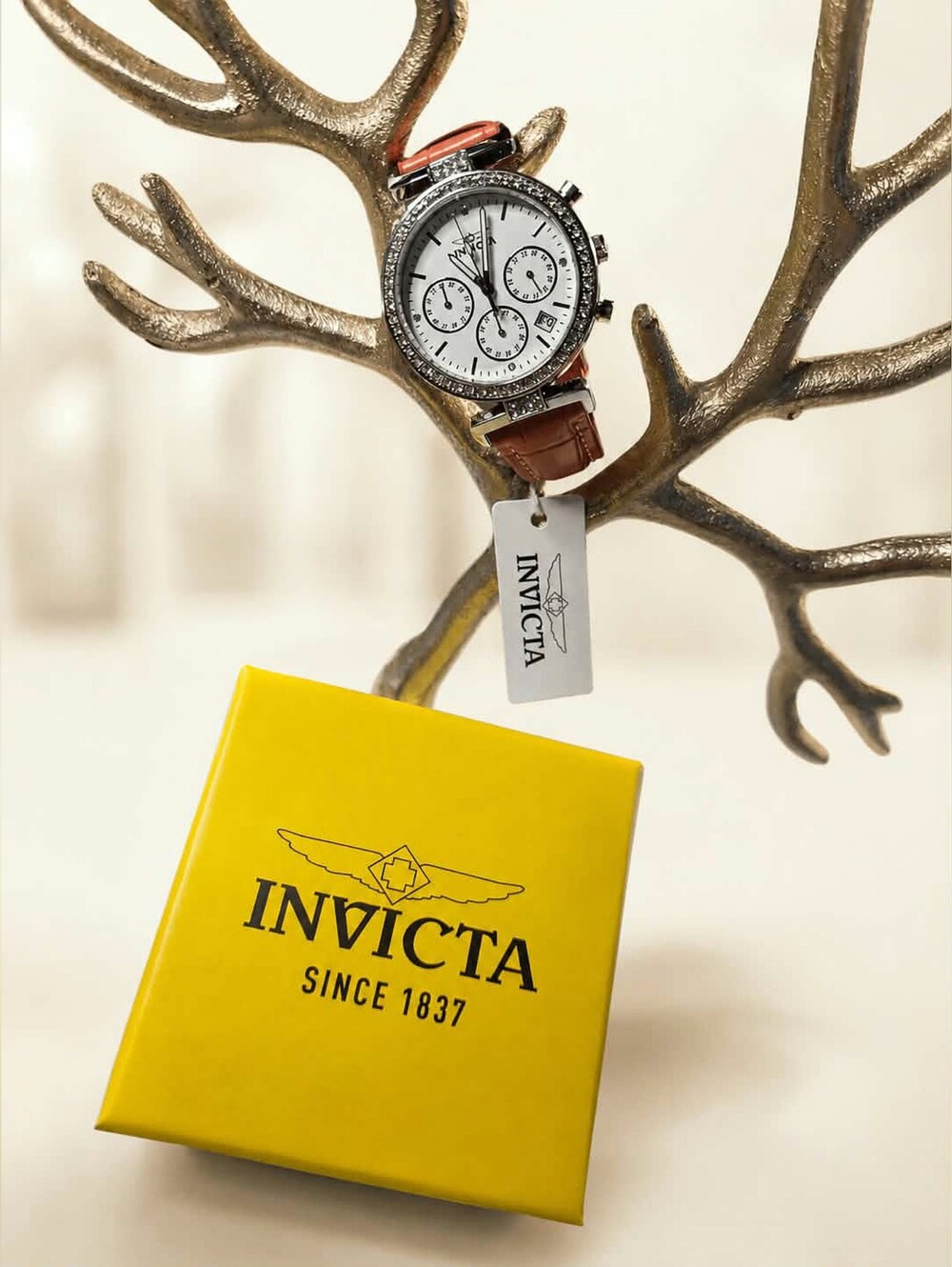Invicta Women's Chronograph Watch – NWT / Pink Leather Strap